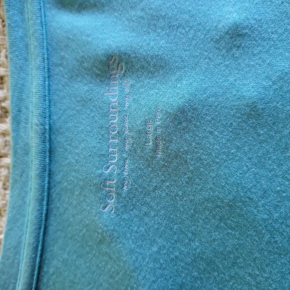 Soft Surroundings Light Blue Top - Picture 4 of 6